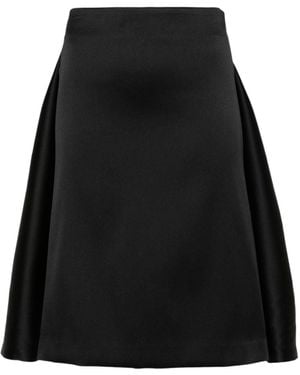 P.A.R.O.S.H. Layered Detail Midi Skirt - Black