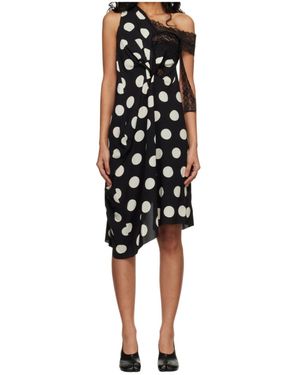 Junya Watanabe Polka Dot Dress - Black
