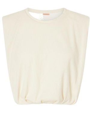 Johanna Ortiz Muraya Ribbed Tank Top - White