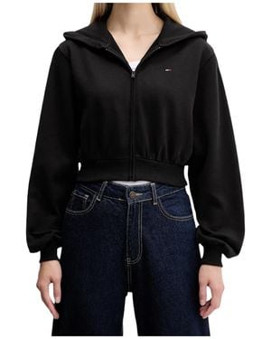 Tommy Hilfiger Zipper Sweatshirt - Black