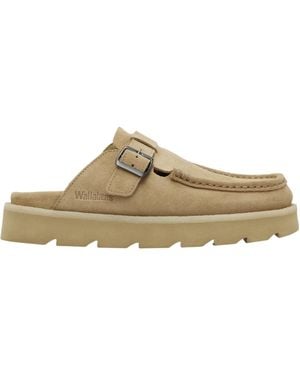 Clarks Meare Moc Mules - Brown
