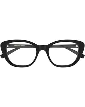 Saint Laurent Full-Frame Non-Prescription Glasses - White