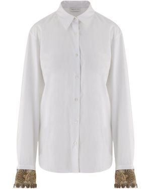Dries Van Noten Long-Sleeved Shirt - White