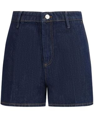 7 For All Mankind Belt Loop Shorts - Blue