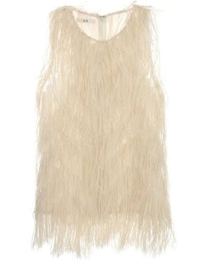 Co. Crew Neck Vest - Natural