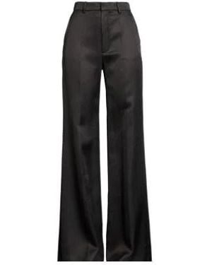 Chloé Shiny High-Waisted Flared Tailored Trousers - Black