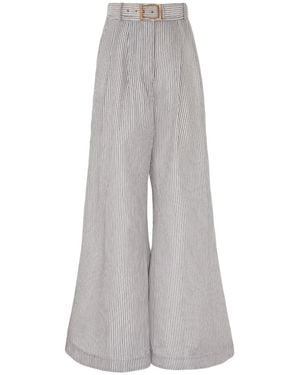 Zimmermann Hypnotic Wide Leg Pant - Grey