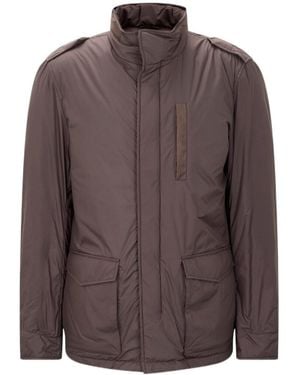 Herno Long-Sleeved Padded Jacket - Brown