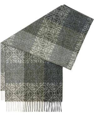 Loewe Anagram Scarf - Grey
