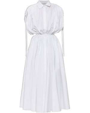 Givenchy Draped Midi Dress - White