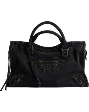 Balenciaga Le City Medium Tote Bag - Black