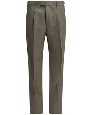 ZEGNA Casual Trousers With Belt Loops - Grey