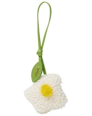 Fendi And Shearling Charm - Metallic
