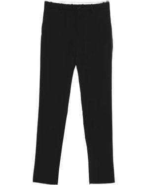 Incotex Button Closure Straight Pants - Black