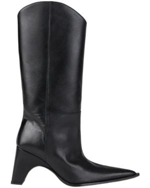 Coperni Cowboy Pointed Toe Boots - Black