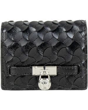 Michael Kors Michael Logo Appliqué Wallet - Black