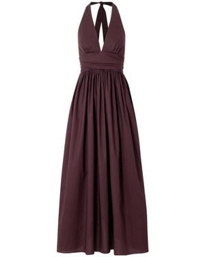 Matteau Minimalist Elegant Long Dress - Purple