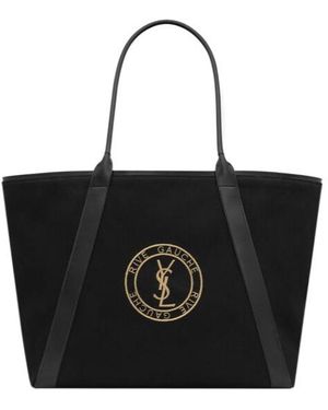Saint Laurent Shopper Bag - Black