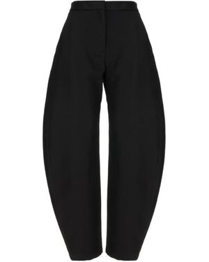Alaïa Alaïa High-Rise Tapered Trousers - Black