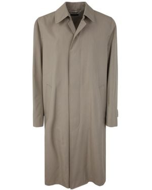 Tom Ford Concealed-Fastening Trench Coat - Grey