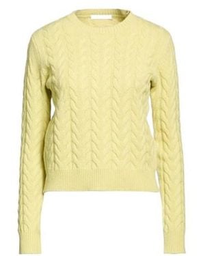 Max Mara Solidcolor Cashmere Knit Jumper - Yellow