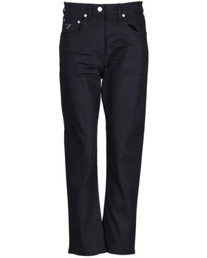 Prada Stretch Denim Five-Pocket Jeans - Blue