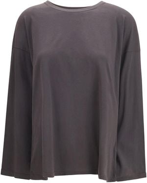 The Row Floris Long-Sleeve T-Shirt - Grey