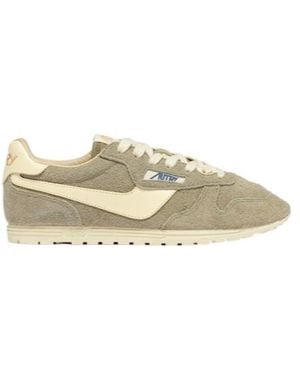 Autry Windspin Perforated Low-Top Trainers - Multicolour
