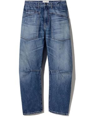 Nili Lotan Belt Loop Jeans - Blue