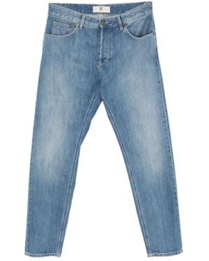 Pt Pantaloni Button-Fastening Jeans - Blue