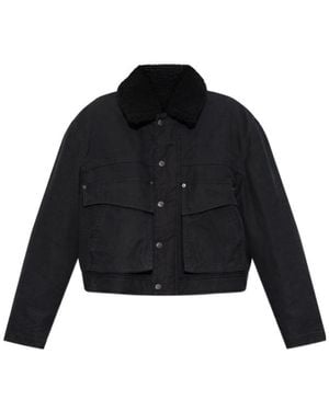 DSquared² Buttoned Cropped Jacket - Black