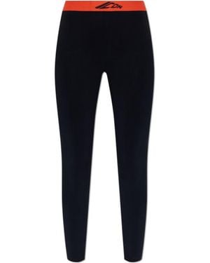 DSquared² Logo-Waistband Leggings - Blue