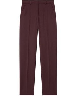 Frankie Shop Casual Trousers With Belt Loops - Purple