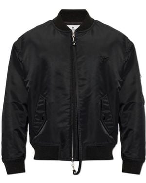 Courreges Long-Sleeved Casual Jacket - Black