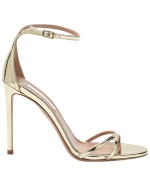 Aquazzura Leather Sandals - Metallic