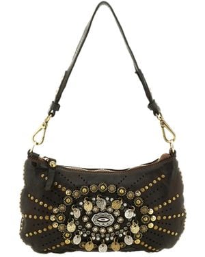 Campomaggi Zippered Shoulder Bag - Multicolour