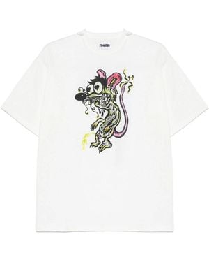 Magliano Graphic Printed Crewneck T-Shirt - White