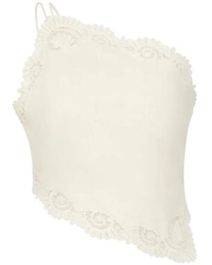 Posse One-Shoulder Top - White