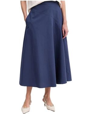 Weekend by Maxmara Poplin Skirt - Blue