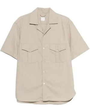 Eleventy Pocket Cotton Shirt - Natural