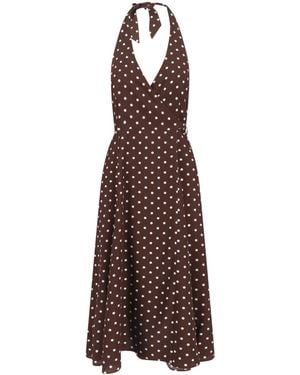 P.A.R.O.S.H. Sleeveless Dress - Brown