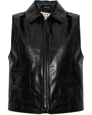 Marni Sleeveless Vest - Black