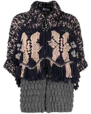 Brunello Cucinelli Drop-Shoulder Cashmere Cardigan - Black