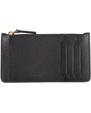 Marni Leather Cardholders - Black