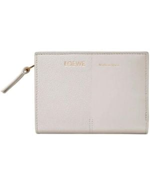 Loewe Duet Compact Wallet - White