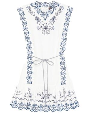 ALÉMAIS Leela Mini Dress - Blue