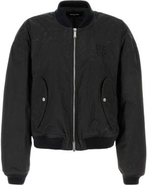 DSquared² Waxed Ball Bomber Jacket - Black