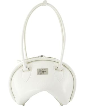 Acne Studios Bowlina Mini Shoulder Bag - White