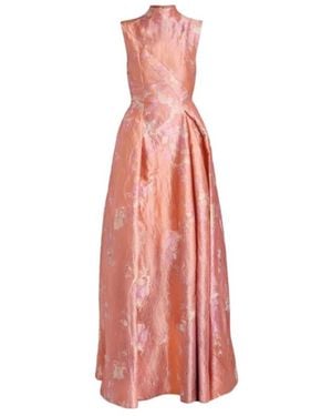 Erdem High-Neck Maxi Dress - Pink