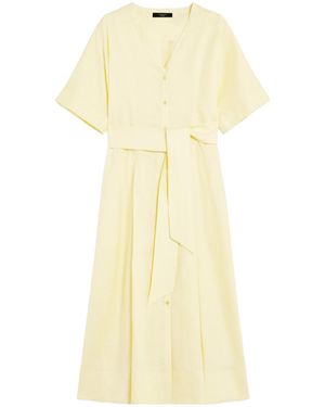 Weekend by Maxmara Assenzi 1234 V-Neck Dress - Yellow